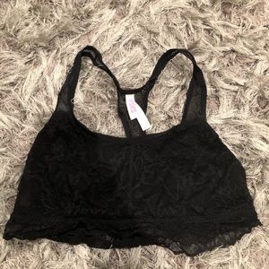 PINK lace sports bra